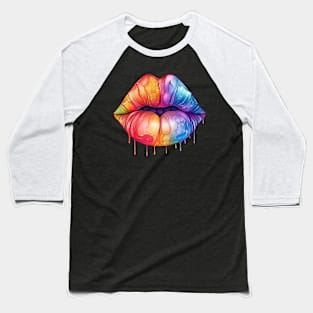 LGBT Lips #1 Baseball T-Shirt